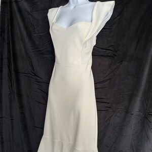 NWT Maru, off white sleeveless high low dress, juniors size XL